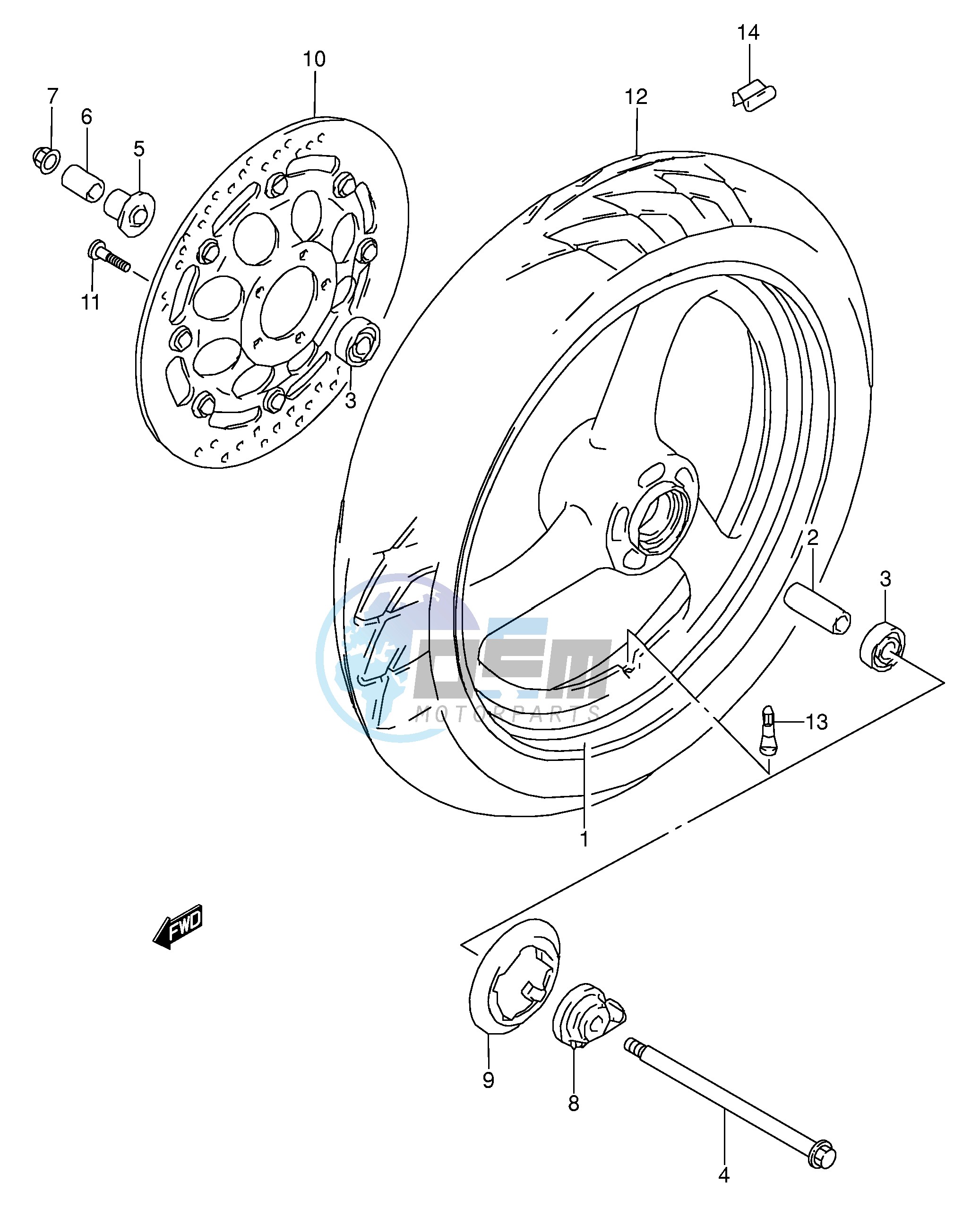 FRONT WHEEL