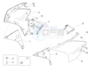 RSV4 1000 RR (APAC) (AUS, CP, NZ) drawing Side fairing