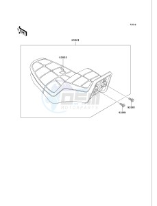 VN 750 A [VULCAN 750] (A20-A21) [VULCAN 750] drawing SEAT