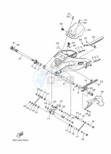 MT-10 MTN1000 (B67S) drawing REAR ARM