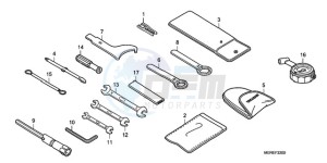 CBF600N9 UK - (E / MKH) drawing TOOLS