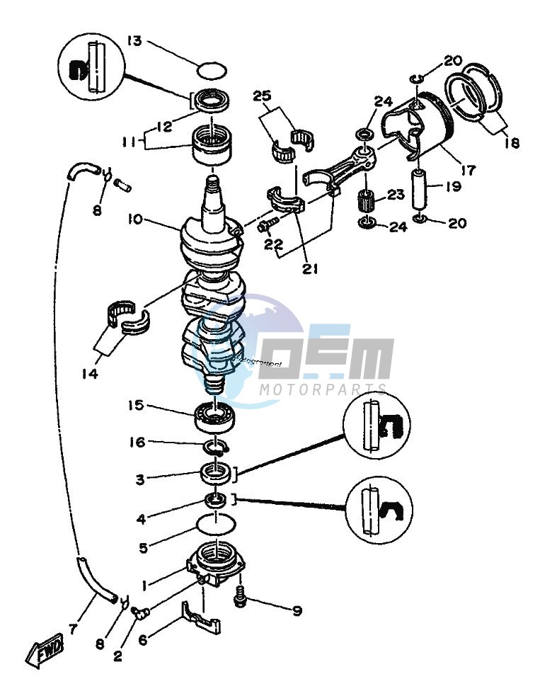 CRANKSHAFT--PISTON