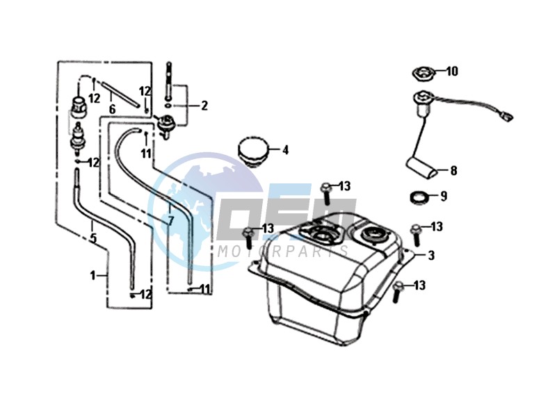 FUEL TANK -  FUEL GAUGE