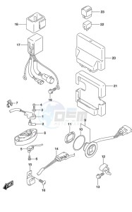 DF 250 drawing PTT Switch/Engine Control Unit