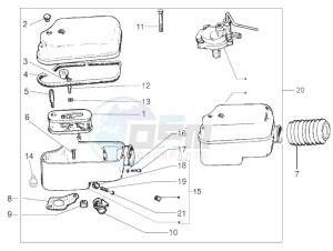 PX 150 (EMEA, APAC, LATAM) (Jp, Mx) drawing Air filter