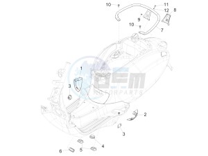 150 4T 3V ie Primavera (APAC) drawing Side cover - Spoiler