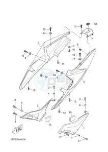 YZF-R125 R125 (5D78 5D78 5D78 5D78) drawing SIDE COVER