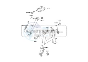 ZZR 250 (EU) drawing STAND