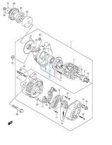 GSF1200 (E2) Bandit drawing ALTERNATOR