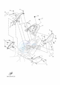 TRACER 7 MTT690-U (B5T3) drawing SIDE COVER