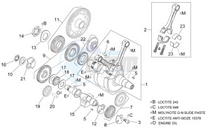 RSV 2 1000 drawing Crankshaft I