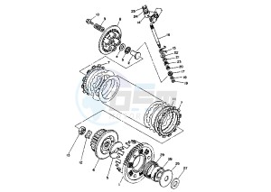 TRX 850 drawing CLUTCH