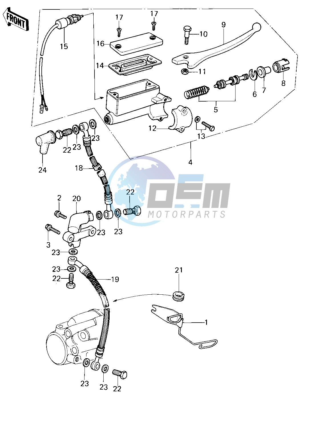 FRONT MASTER CYLINDER