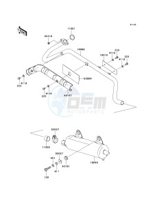 KVF 360 A [PARAIRIE 360 4X4] (A1-A3) PRAIRIE 360 4X4] drawing MUFFLER-- S- -