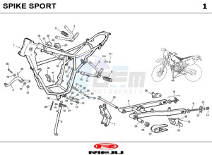 SPIKE-50-SPORT-BLACK drawing CHASSIS