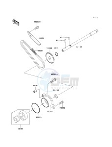 VN 900 D[VULCAN 900 CLASSIC LT] (6F-9F) D7F drawing OIL PUMP