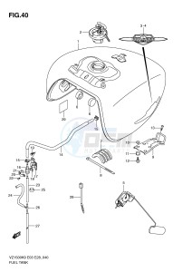 VZ1500 (E3-E28) drawing FUEL TANK