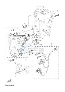 XT660Z TENERE (2BD6 2BD6 2BD6) drawing HEADLIGHT