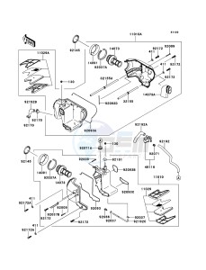 W800 EJ800ACF GB XX (EU ME A(FRICA) drawing Air Cleaner