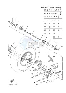 YFM700FWAD YFM70GPLJ GRIZZLY 700 EPS (B1AS) drawing REAR WHEEL 2