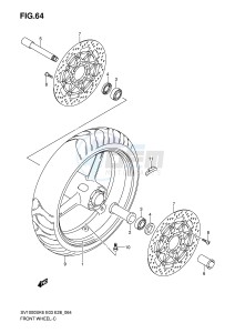 SV1000 (E3-E28) drawing FRONT WHEEL