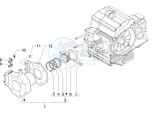 Beverly 500 (USA) USA drawing Cylinder-piston-wrist pin unit