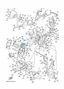 GPD155-A NMAX-155 (BBDP) drawing REAR ARM & SUSPENSION