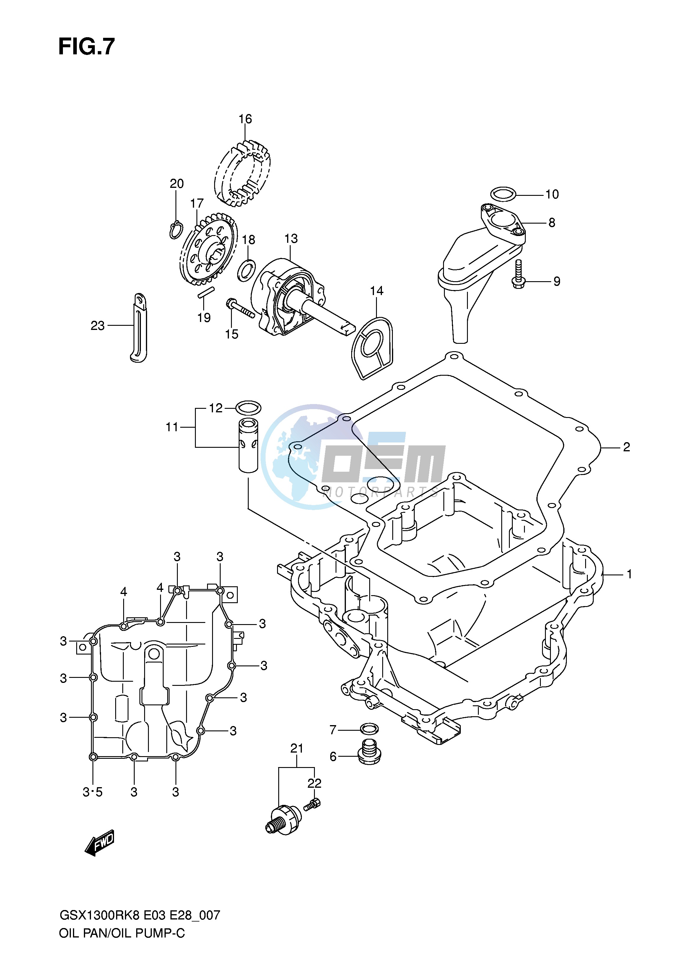 OIL PAN OIL PUMP