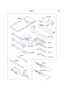 VN 1600A A[VULCAN 1600 CLASSIC] (A1-A3) [VULCAN 1600 CLASSIC] drawing OWNERS TOOLS