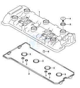 GSX-S1000 A drawing CYLINDER HEAD COVER