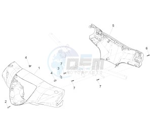 Liberty 50 iGet 4T 3V 25kmh (EMEA) drawing Handlebars coverages