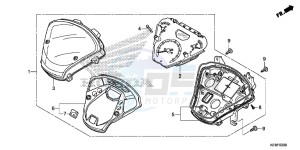 SH125ADE SH125AD UK - (E) drawing METER