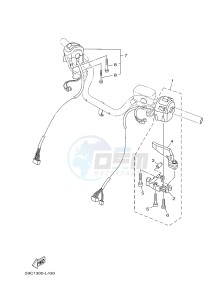 XP500A T-MAX 530 (59CE) drawing HANDLE SWITCH & LEVER