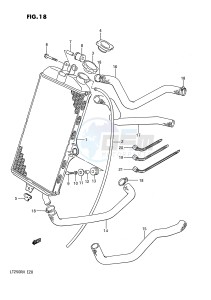 LT250R (E28) drawing RADIATOR