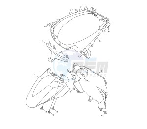 HW XENTER 125 drawing FENDER