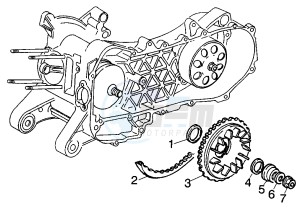 Liberty 125 drawing Primary fixed sheave - Belt