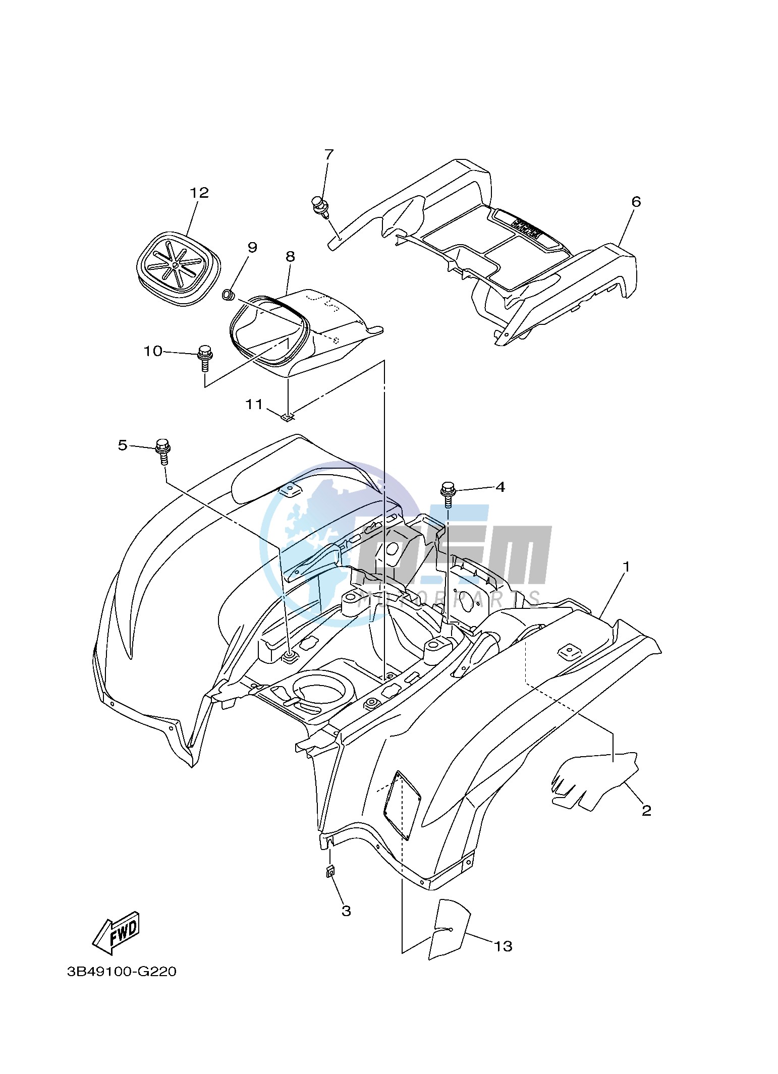 REAR FENDER