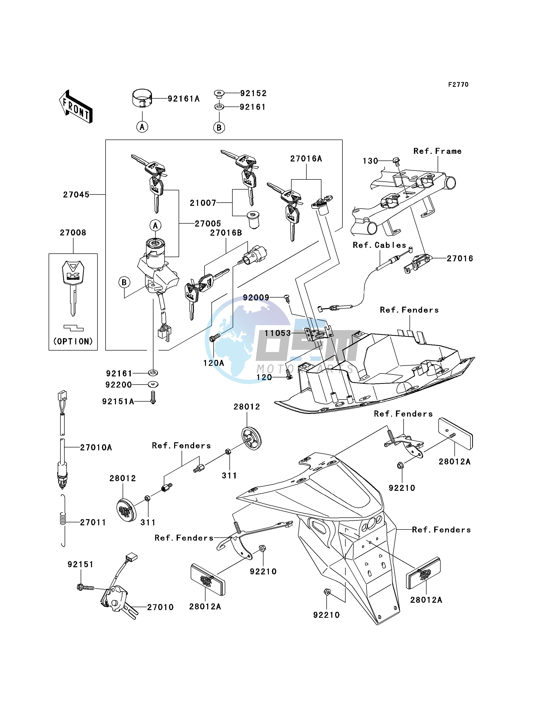 IGNITION SWITCH_LOCKS_REFLECTORS