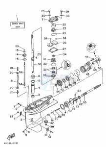 FT50B drawing LOWER-CASING-x-DRIVE-1