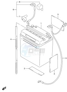 GS500 (P19) drawing BATTERY