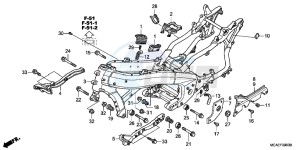 GL1800C drawing FRAME BODY