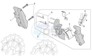 Griso S.E. 1200 8V USA-CND drawing Front brake caliper