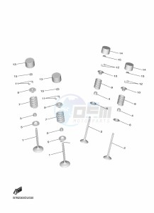 YZ250F (B7B2) drawing VALVE