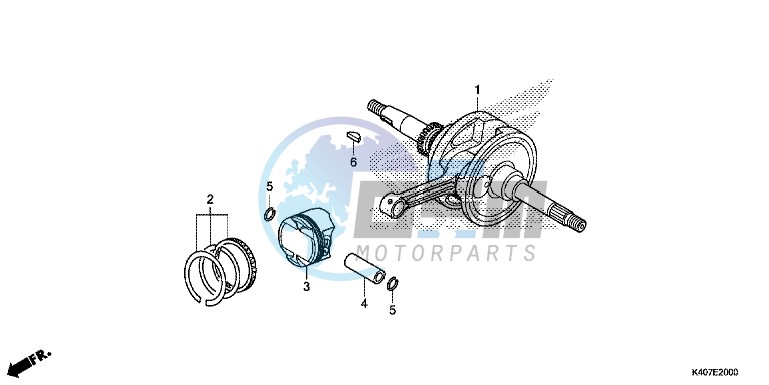 CRANKSHAFT/ PI STON