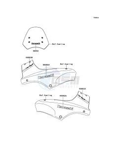 VERSYS KLE650A7F GB XX (EU ME A(FRICA) drawing Decals(Orange)(Ebony)