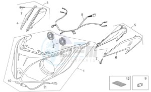 Atlantic 400-500 sprint drawing Headlight