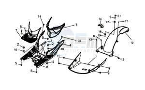 SYMPHONY ST 125 (L8) EU drawing FLOOR PANEL /  FRAMECOVER