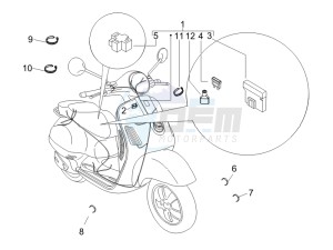 Granturismo 125 L E3 drawing Main cable harness