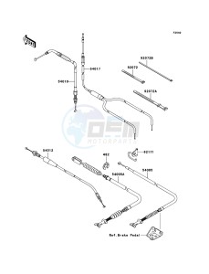 KVF750 4x4 KVF750-A1 EU GB drawing Cables