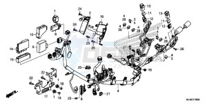 VFR800XF CrossRunner 2ED drawing WIRE HARNESS